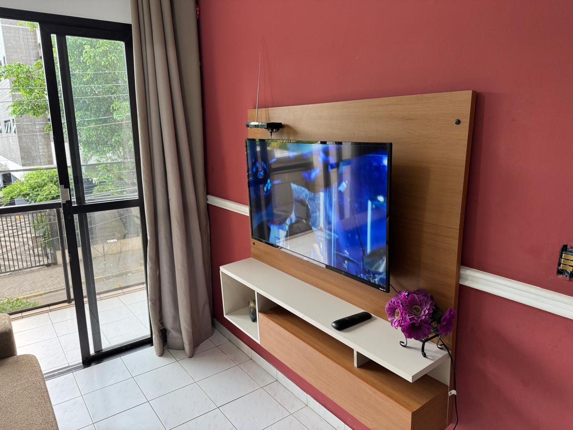 Confortavel Apartamento 1 Dorm Com Piscina E Lazer Гуаружа Екстериор снимка